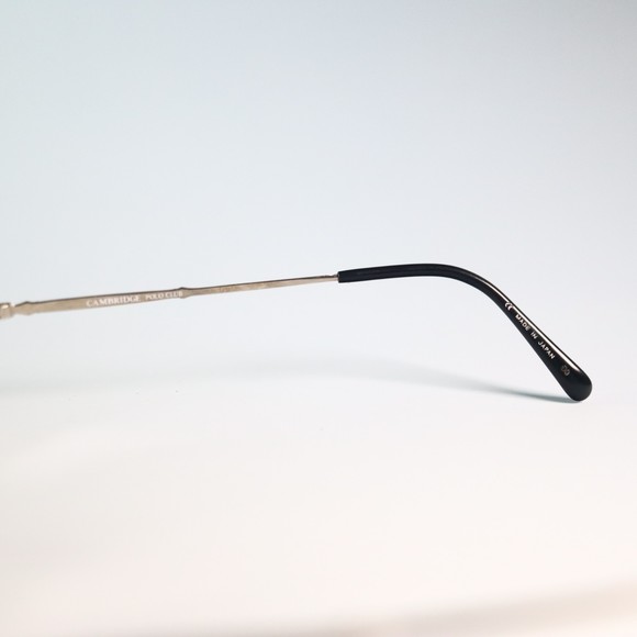 Cambridge Polo club 100% TITAN 49-20 138 rimless eyeglasses embossed pattern N13 - Picture 5 of 11